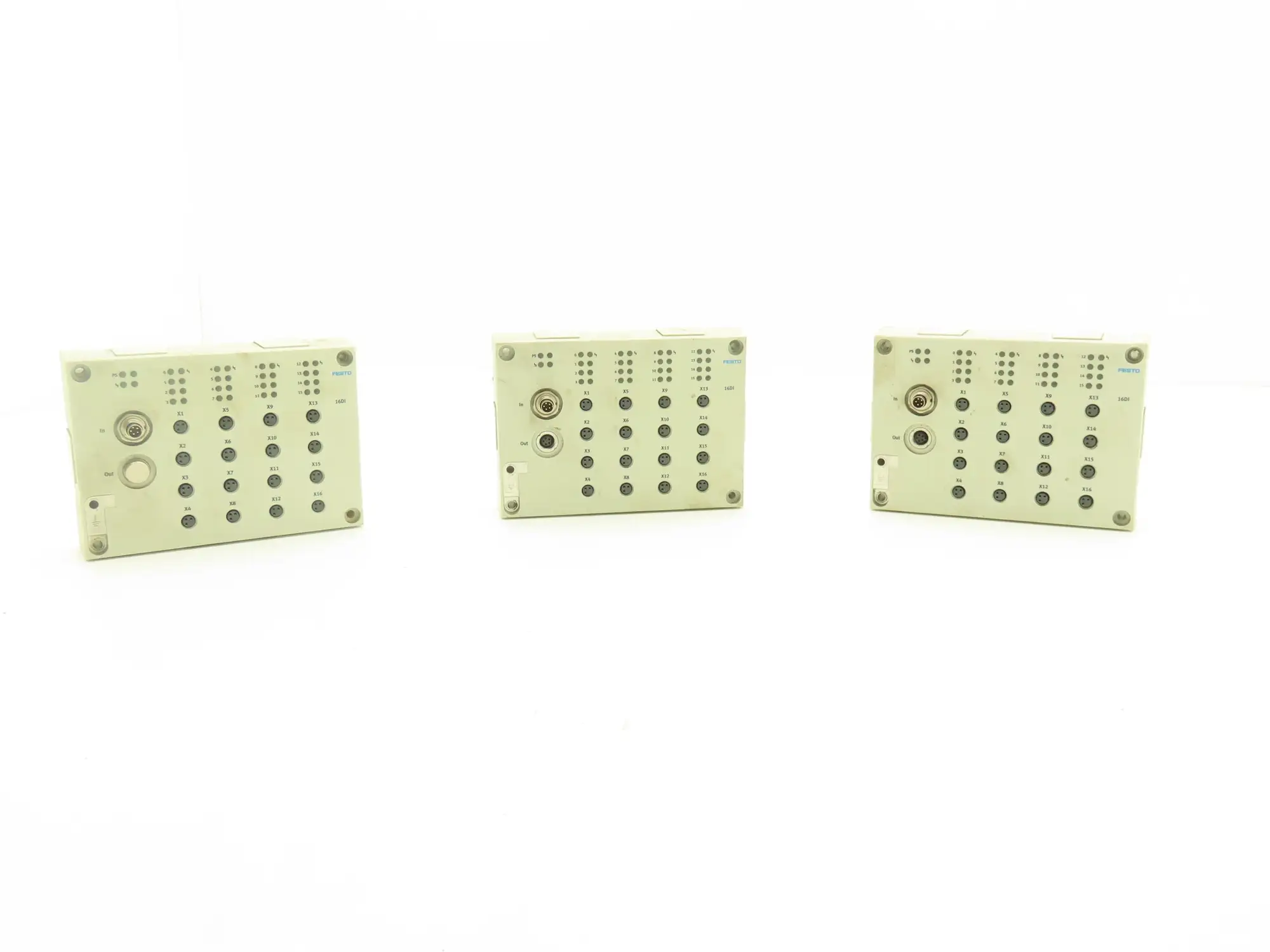 Festo CP-E16-M8-EL 16 Channel Input Module with LED Indicators 24V Lot of 3