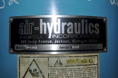 Used _UNKNOWN_ _UNKNOWN_ Air Presses | D & D Industries #438040