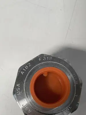 USED ASP USA A182 F316/316L BS8 STAINLESS STEEL COUPLING