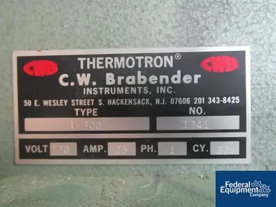 USED Brabender Technologie BRABENDER PLASTI CORDER, MODEL V300