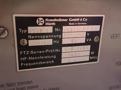 USED KRAUTKRAMERBRANSON USIP 12