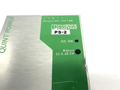 USED PHOENIX CONTACT PRIMARY SWITCHED POWER SUPPLY DAMAGED FACE