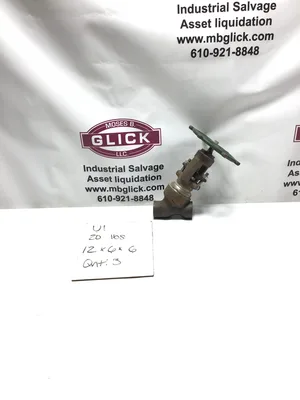 Rockwell-edward F3624 Univalve 3/4in Steel Socket Weld Globe Valve
