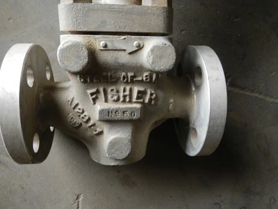 Fisher 1" 300 Class 316 Stainless Steel Control Valve