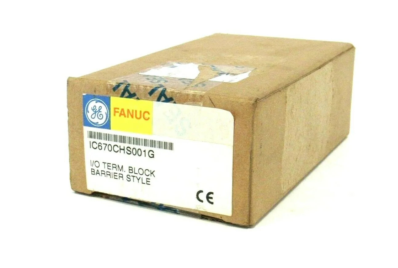 NEW SEALED GE FANUC IC670CHS001G TERMINAL BLOCK BARRIER STYLE