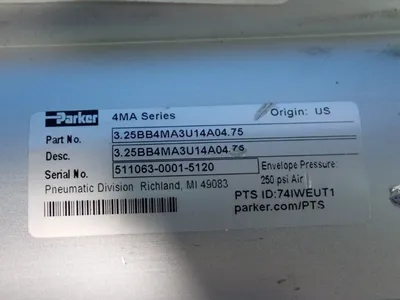 USED PARKER 3.25BB4MA3U14A04.75