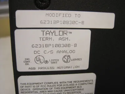 ABB TAYLOR 6231BP10820C-E BLOCK 6231BP10820C