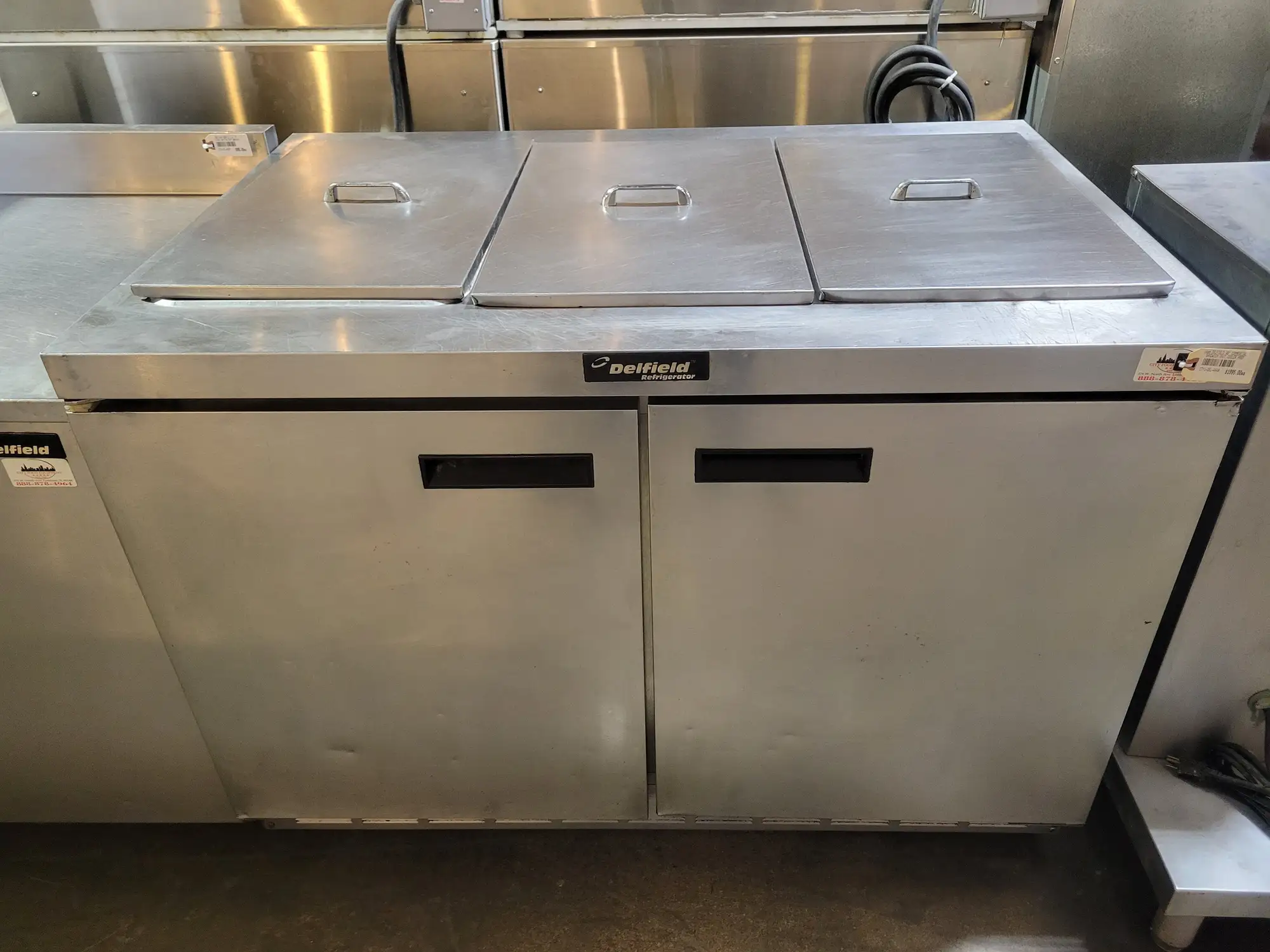 Used Delfield 48" Commercial Sandwich Prep Table