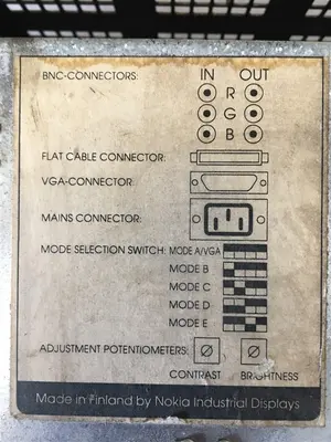 USED SIEMENS 44DA001 DISPLAY UNIT