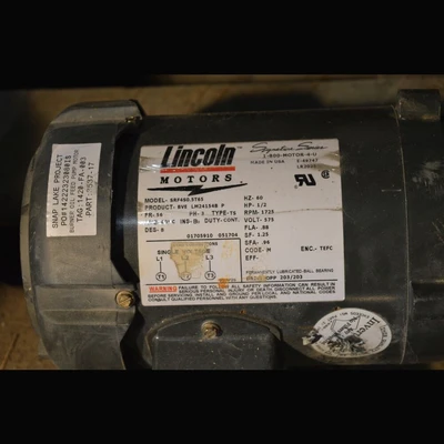 Lincoln 1/2 HP Motor