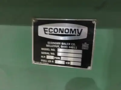 American 5029L Economy Horizontal Paper Baler 42x29x60" Bale Manual Tie 40Hp 480V