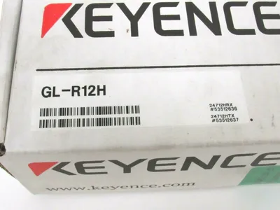 NEW KEYENCE GL-R12H LIGHT CURTAIN TRANSMITTER AND RECEIVER GLR12H