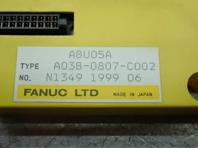 Used FANUC A03B0807C002 I/O Boards & Replacement Parts Ohio US | HGR 24 #885645