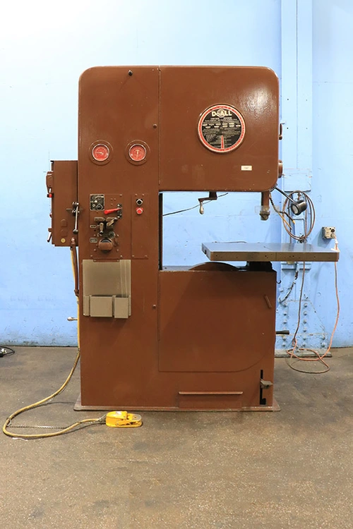 Used 1972 DoAll 2612-1 Vertical Band Saws New Jersey US | Machinery Values #302320