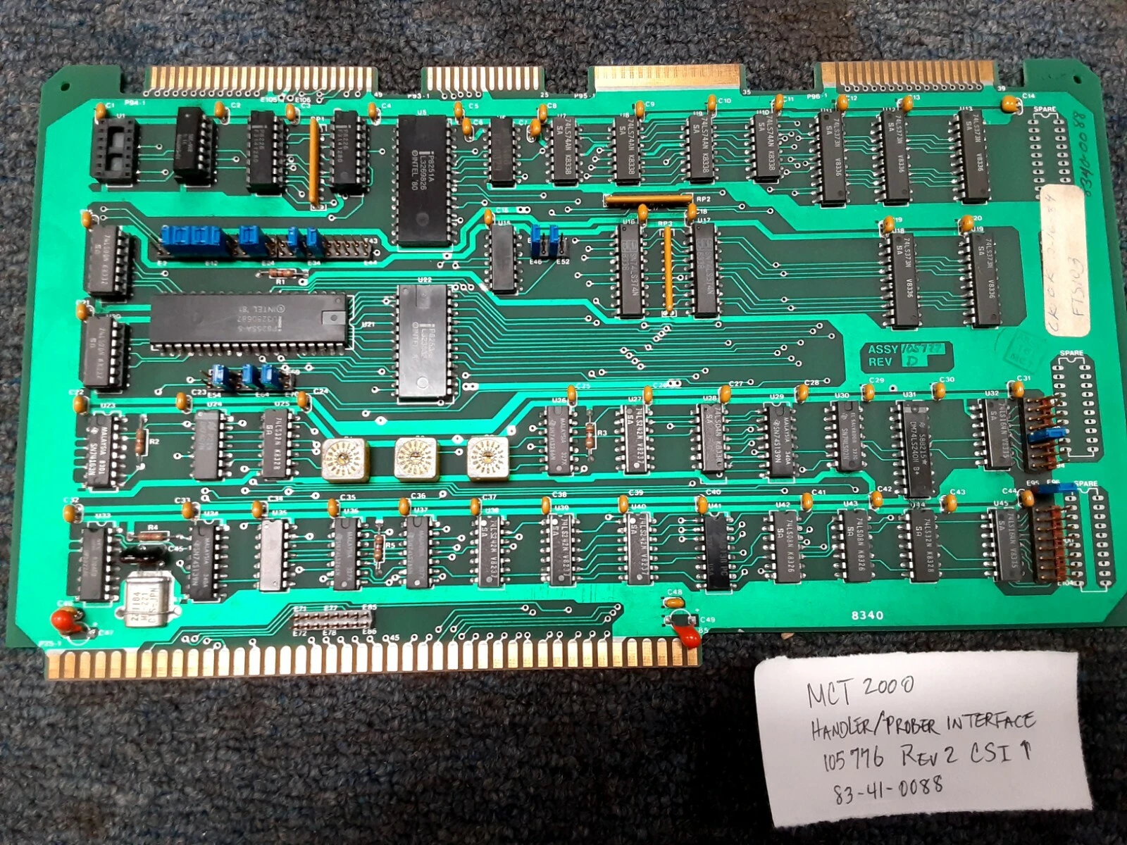 USED MCT MCT 2000 HANDLER/PROBE INTERFACE