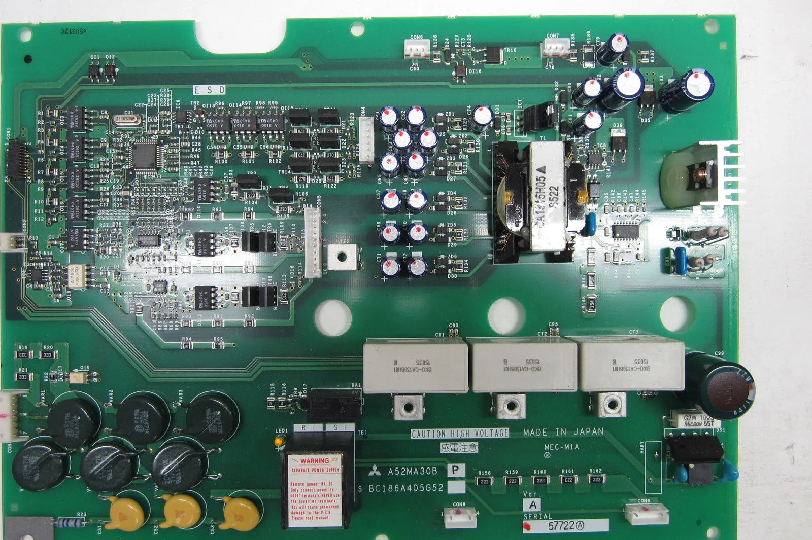 USED MITSUBISHI A52MA30B PC BOARD