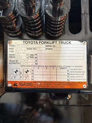 Used 2011 TOYOTA 8FGCU25 Misc Forklifts Wisconsin US | Forklifttrader.com #1553114