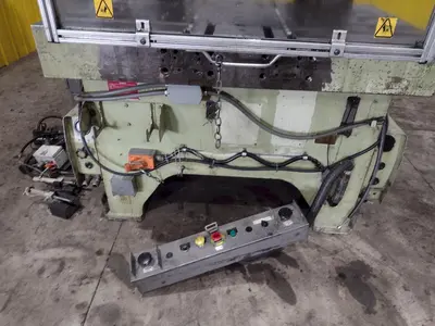 220 TON AIDA MODEL #NCI-200(2) GAP FRAME PRESS, 12.59" STROKE: STOCK #22210