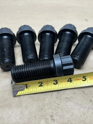 (6) EMP 170M Flanged Bolt Screw Black Alloy Steel See Photos For Size NNB