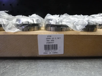 ETM ER40 23 Piece Spring Collet Set 1/8" To 1-1/64" ER40 23 C.SET (LOC3048B)