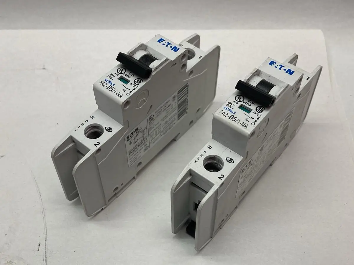 Used EATON FAZ-D5/1-NA Circuit Breakers | Surplus Asset Holdings #1188981