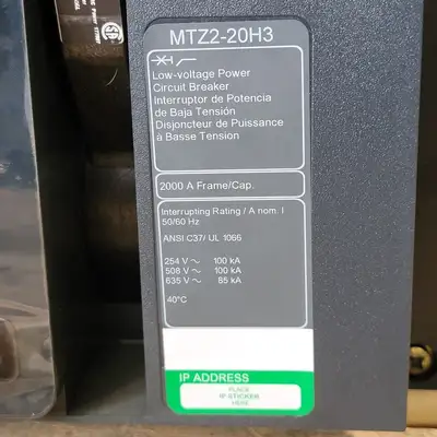 USED SQUARE D MTZ2-20H3