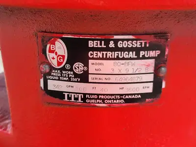 USED BELL & GOSSETT 80-BFW