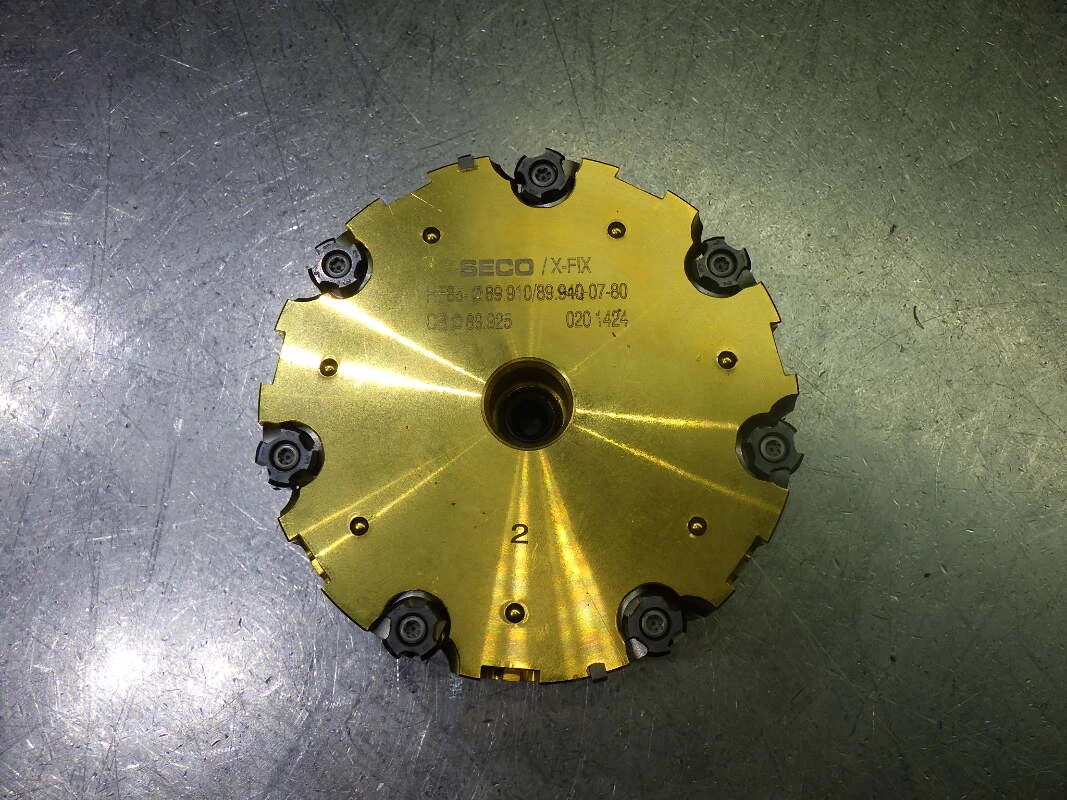 SECO 85-89.91mm Coolant Thru Reamer Head 40mm Arbor 89.940-07-08 (LOC1366A)