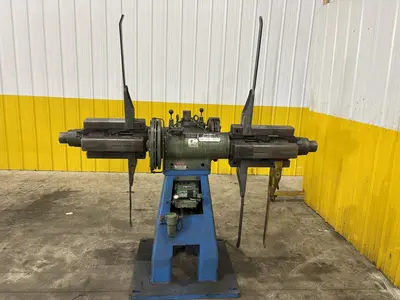 2,000 LBS X 12" LITTELL MODEL #20-12 DOUBLE END PULL OFF UNCOILER COIL REEL: STOCK #23716
