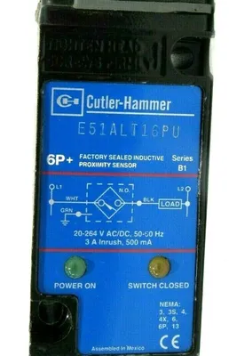 NEW CUTLER HAMMER E51ALT16PU INDUCTIVE PROXIMITY SENSOR SER.B1