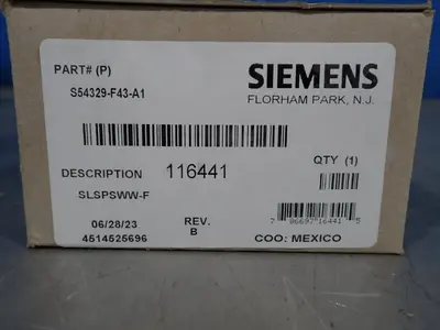 NEW 2023 SIEMENS S54329F43A1