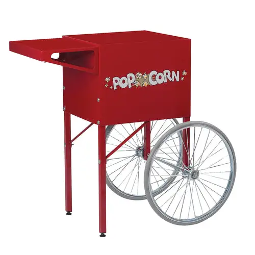 Gold Medal 2669CR Ultra 60 Special Cart w/ Storage Compartment & 2 Spoke Wheels, Red