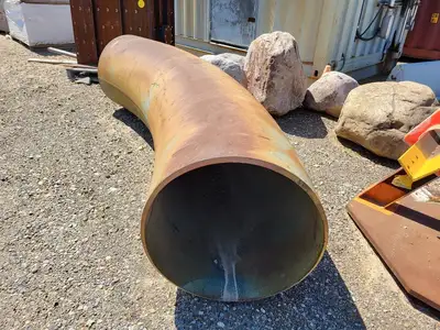 28.5in. ID Pipe Bend Fitting, 30.25in. OD, 9.5ft. Length, 7/8in. Thickness