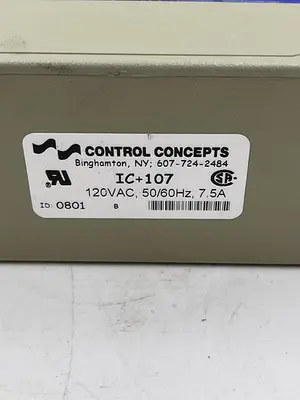 USED CONTROL CONCEPTS CONTROL CONCEPTS 1C+107