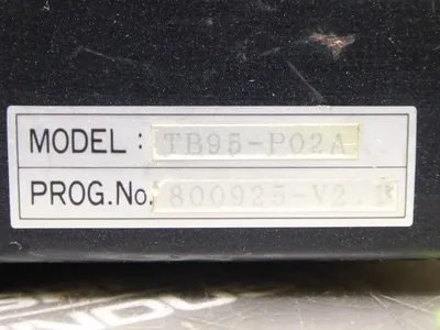 WTC TB95-P02A Teaching Box Programming Pendant Prog. No.800925-V2.1 Used