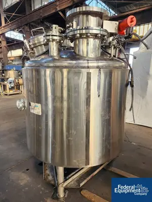 USED Lee Industries 360 Gal Lee Reactor, 304 S/S, 20/100#