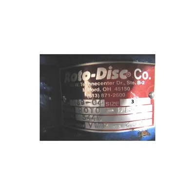 3" ROTO-DISC VALVE WITH HAND LEVER…UNUSED!