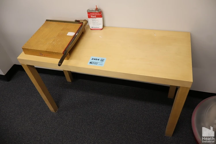 Used _UNKNOWN_ TABLE & PAPER CUTTER Paper Cutters Illinois US | Heath Industrial Auction Services #1388105