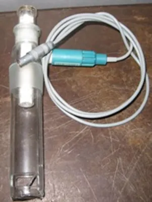 Used METROHM 840. NR. 18400110011232. (FRAME HAS BEEN BROKEN OFF). OPERATING ELEMENT FOR TITRANDOS Titrators Texas US | Bamko Surplus Process Equipment #937846