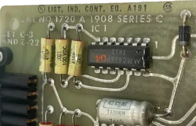 USED ALLEN BRADLEY 1720 A 1908 CIRCUIT BOARD SERIES C X-466897