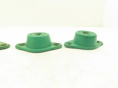 VMC R-3 Vibration Isolator Mount Green Neoprene 750Lb Load  Lot of 4