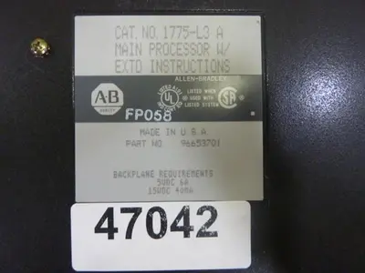 USED ALLEN BRADLEY 1775-L3 SER A