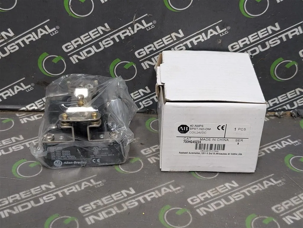Allen Bradley 700HG45Z24 Open Style Power Relay SPST-NO-DM 40 Amps 24VDC New NIB