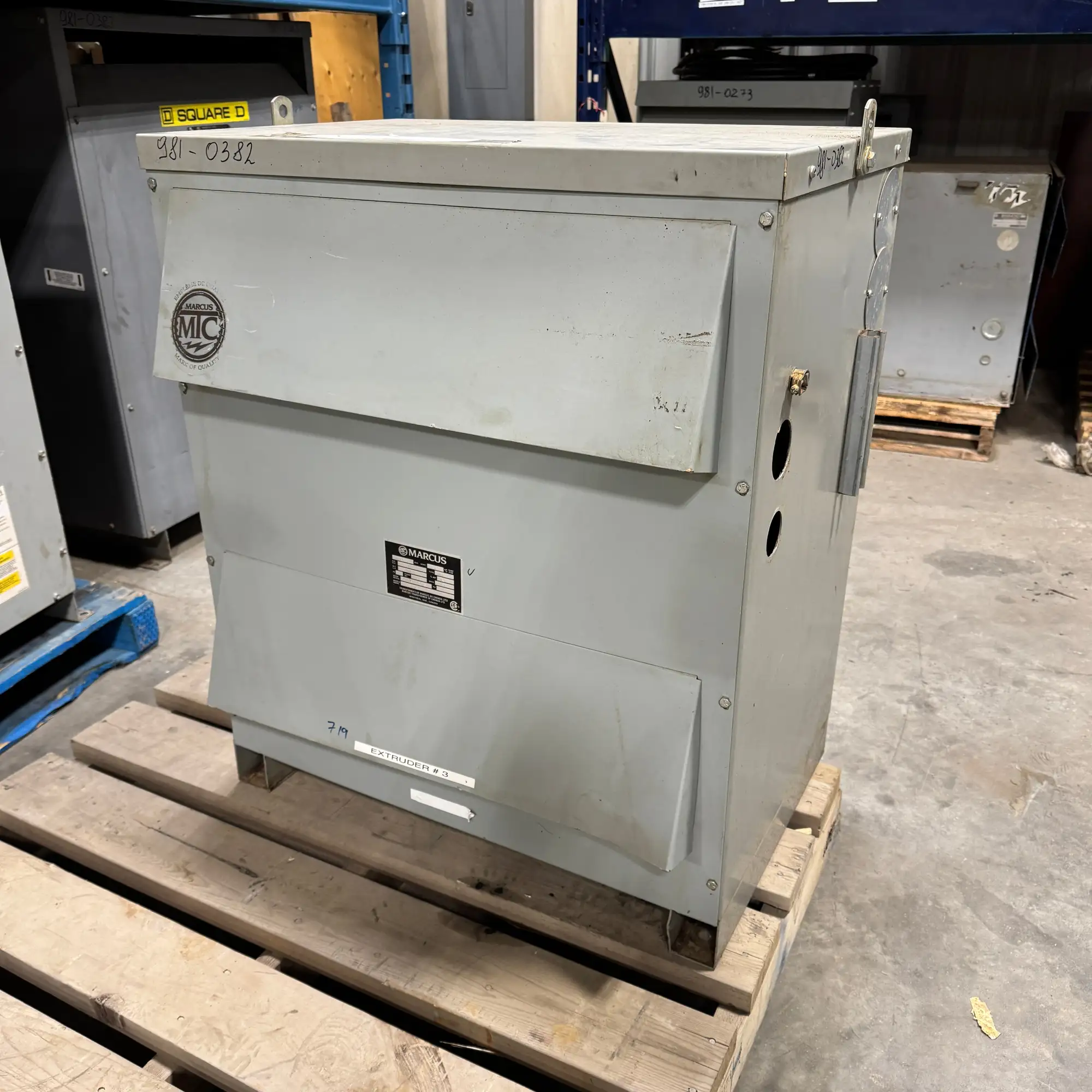 112.5 KVA 600 to 380/220 V Isolation Transformer