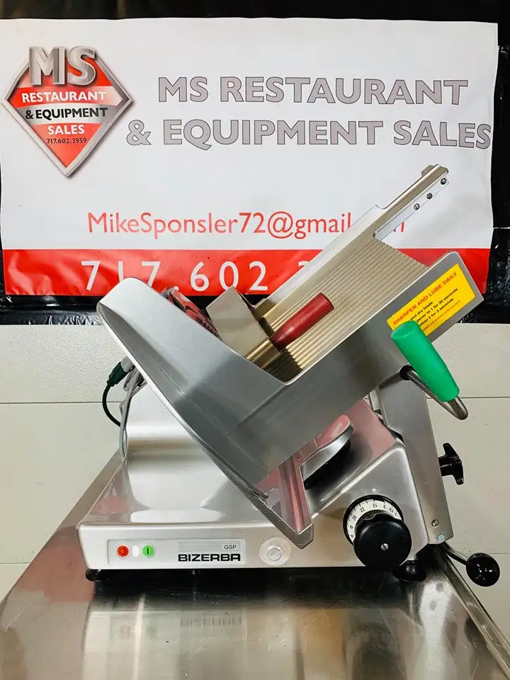 2017 Bizerba GSP-H Manual Gravity Feed Deli Slicer Fully Refurbished Tested & Working