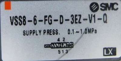 NEW BOX OF 2 SMC VSS8-6-FG-D-3EZ-V1-Q PNEUMATIC VALVE VSS86FGD3EZV1Q