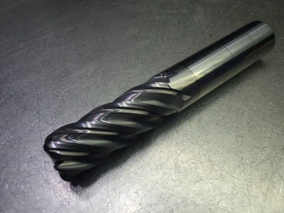 Monster 1" 5 Flute Carbide CR LG Endmill 1" Shank .19" R 295-031006B (LOC3608A)