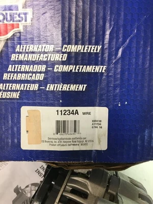CarQuest Remanufactured Alternator Part #11234A Fast Shipping!