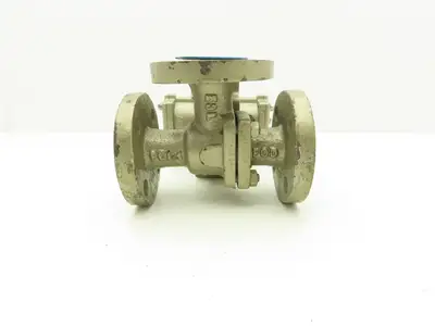 NDV Nippon EPN1304NB-L2 DN20 3/4" Flanged 3-Way Ball Valve & Pneumatic Actuator