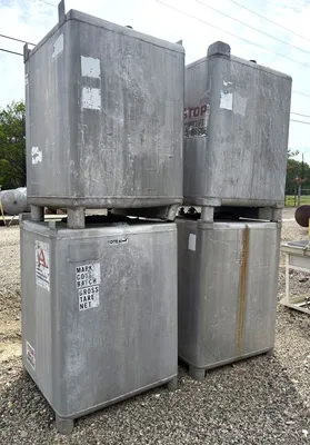 CLAWSON 400 Gallon Al Tote TANKS / KETTLES | EcReCon Inc (1)